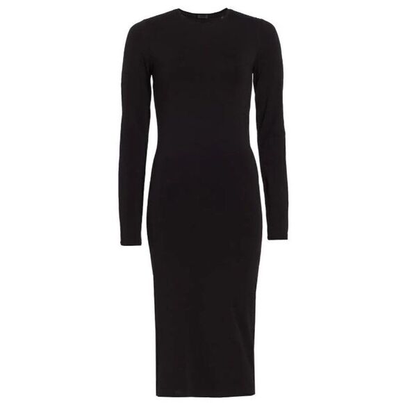 James Perse Brown Long Sleeve BodyCon Pencil Dress - Size 1 (XS/S) - Picture 1 of 10